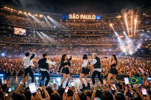 K-Pop concert in São Paulo stadium