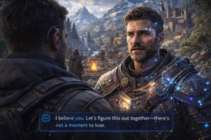 Advanced AI-driven NPC interaction in an open-world game