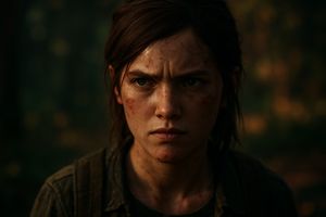 Dramatic close-up of a video game character conveying deep emotion, representing the power of storytelling in games.