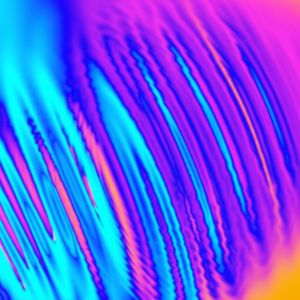 Abstract art depicting a dynamic cultural shift, with energetic colors and flowing shapes.