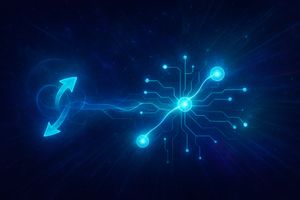 Conceptual image of quantum superposition and entanglement