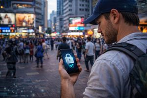 Digital security and privacy while traveling in a city with strict laws