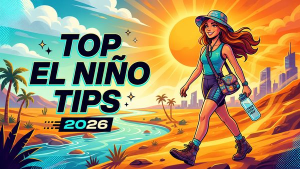 Main Character confidently facing extreme summer weather with El Niño tips